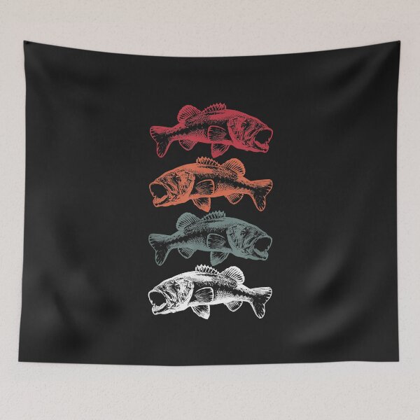 Item preview, Retro Vintage Bass Fishing Fisherman designed and sold by JamesRushforth.