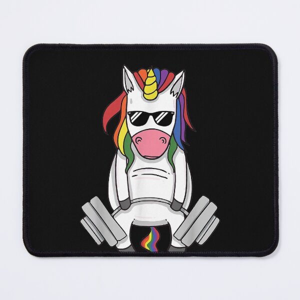 Item preview, Unicorn Lifting Gay Pride Deadlift Weight-lifting LGBT-Q designed and sold by ZacharyMarcus.