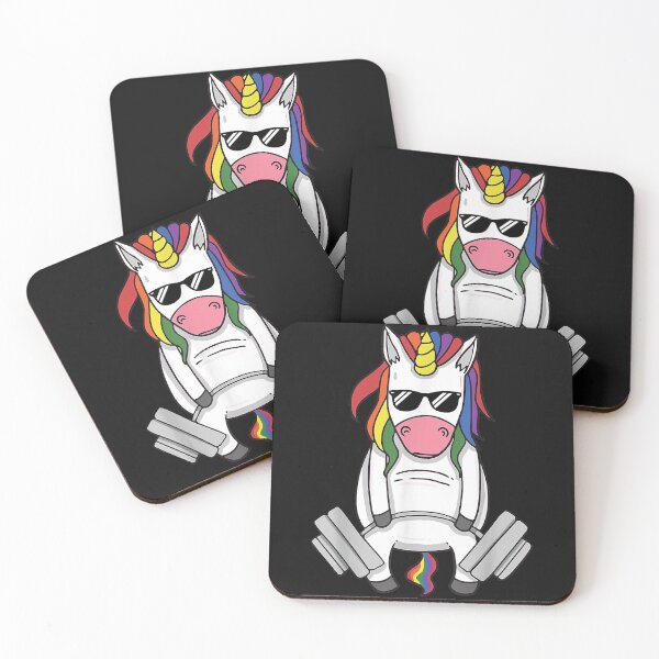 Item preview, Unicorn Lifting Gay Pride Deadlift Weight-lifting LGBT-Q designed and sold by ZacharyMarcus.