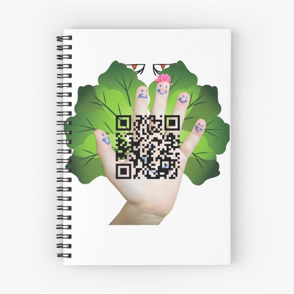 Item preview, " Salad Fingers " QR code design designed and sold by QRcodeTees.