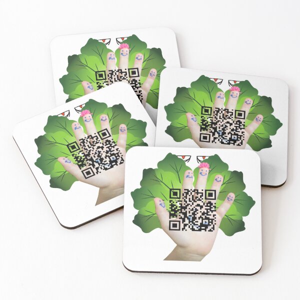 Item preview, " Salad Fingers " QR code design designed and sold by QRcodeTees.