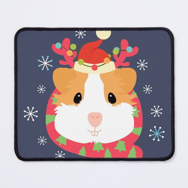Aperçu de l'œuvre Renne de Noël cochon d'Inde créée et vendue par Lulupainting.