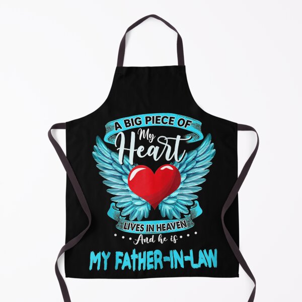 Item preview, A Big Piece Of My Heart Lives In Heaven He Is Father In Law Zip Hoodie designed and sold by CuthbertShop.