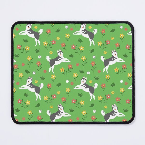 Item preview, Siberian Husky Playing with Balls designed and sold by Lulupainting.