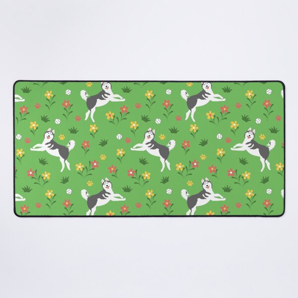 Item preview, Siberian Husky Playing with Balls designed and sold by Lulupainting.