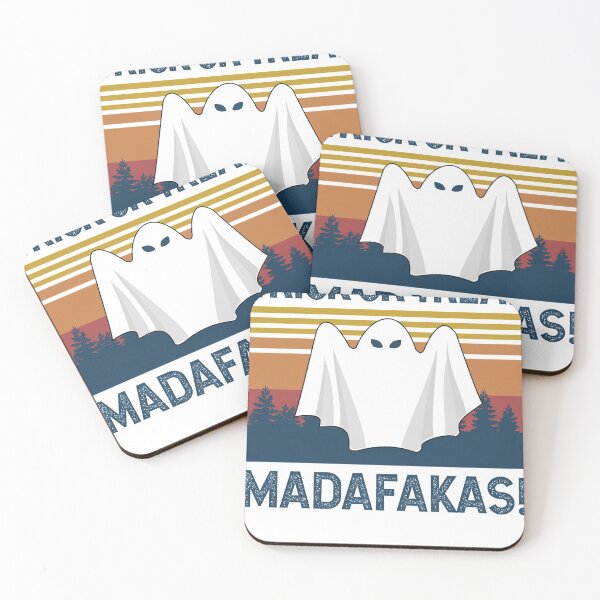 Item preview, Scary ghost say TRICK OR TREAT MADAFAKAS designed and sold by MichaelAgree.