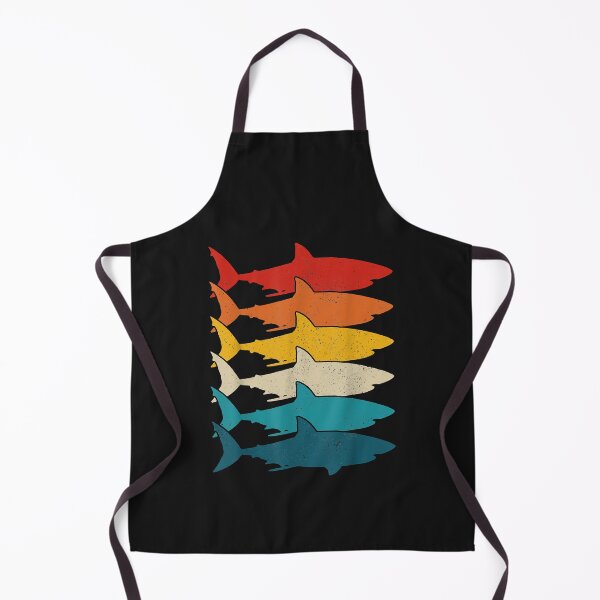 Item preview, Shark Vintage Fish Fishing Great White Shark Retro designed and sold by SuzyTanner.
