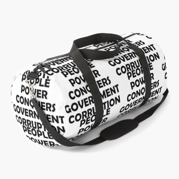 Item preview, PEOPLE POWER CONQUERS GOVERNMENT CORRUPTION designed and sold by DomGDesign.