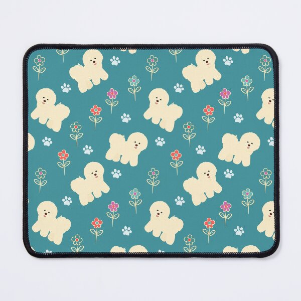 Item preview, Bichon Frise and Flowers designed and sold by Lulupainting.