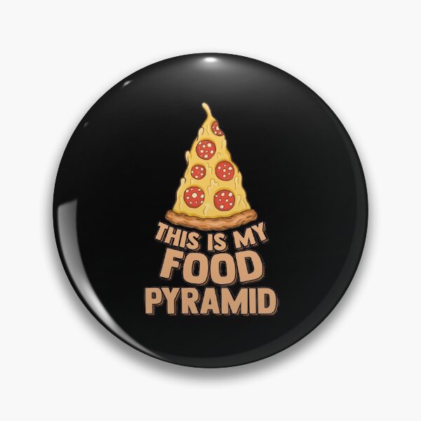 Item preview, This Is My Food Pyramid Pizza Lover Foodie Food Pyramid designed and sold by Nessshirts.