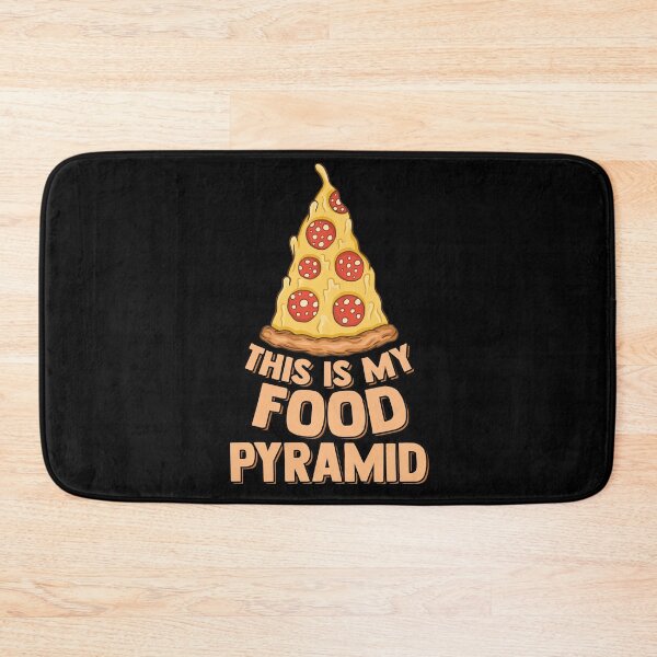 Item preview, This Is My Food Pyramid Pizza Lover Foodie Food Pyramid designed and sold by Nessshirts.
