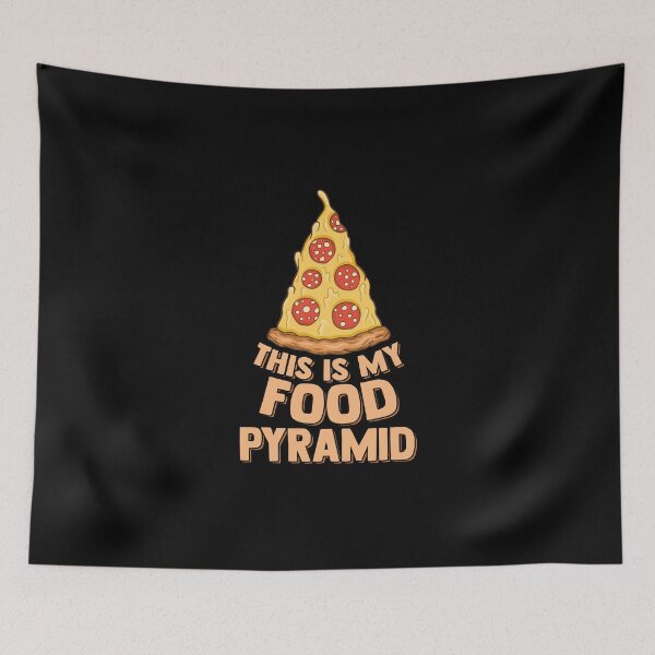 Item preview, This Is My Food Pyramid Pizza Lover Foodie Food Pyramid designed and sold by Nessshirts.