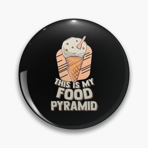Artikelvorschau, Das ist meine Food Pyramid Sweet Icecream Graphic Foodie entworfen und verkauft von Nessshirts.