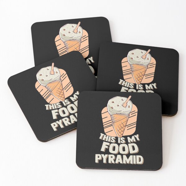 Item preview, This Is My Food Pyramid Sweet Icecream Graphic Foodie designed and sold by Nessshirts.