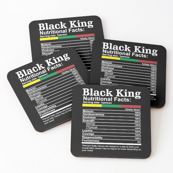Item preview, Black King Nutritional Facts African Dashiki Flag Colors Black History Month Gifts for Men designed and sold by alenaz.
