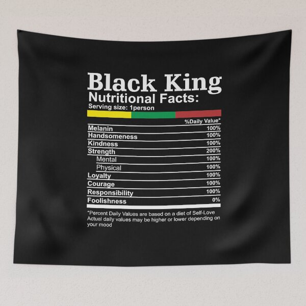 Item preview, Black King Nutritional Facts African Dashiki Flag Colors Black History Month Gifts for Men designed and sold by alenaz.