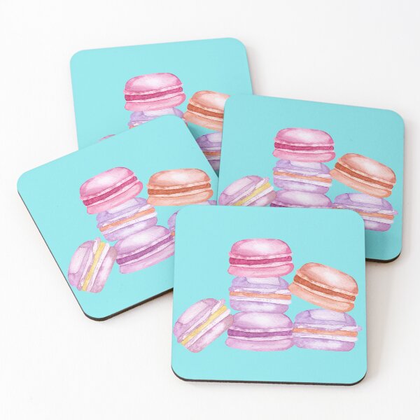 Item preview, Pastel Macaron on Blue designed and sold by ColorsandShapes.
