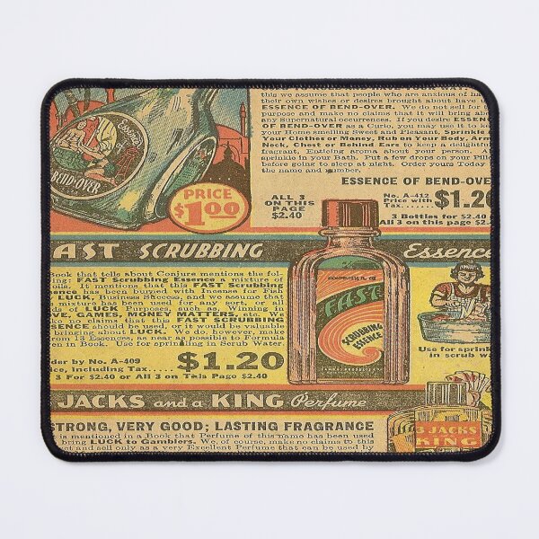 Item preview, Vintage Hoodoo Advertisement - Essence Of Bend Over, Fast Luck and 3 Jacks and a King designed and sold by Blackvladimir.
