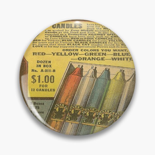 Item preview, Vintage Hoodoo Advertisement - Black Cat Candles designed and sold by Blackvladimir.