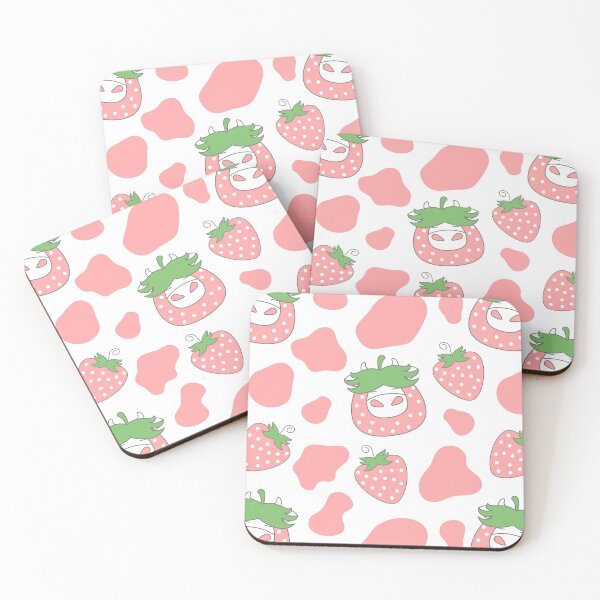 Item preview, Pink Strawberry Cow designed and sold by Lulupainting.