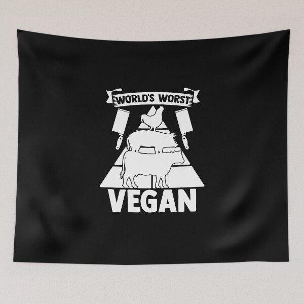 Item preview, World Worst Vegan Food Groups Food Pyramid Servings Foodie designed and sold by Nessshirts.