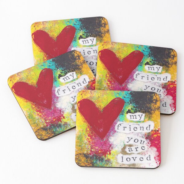 Item preview, You Are Love - Friendship Art with Hearts designed and sold by KATHLEEN TENNANT ART.