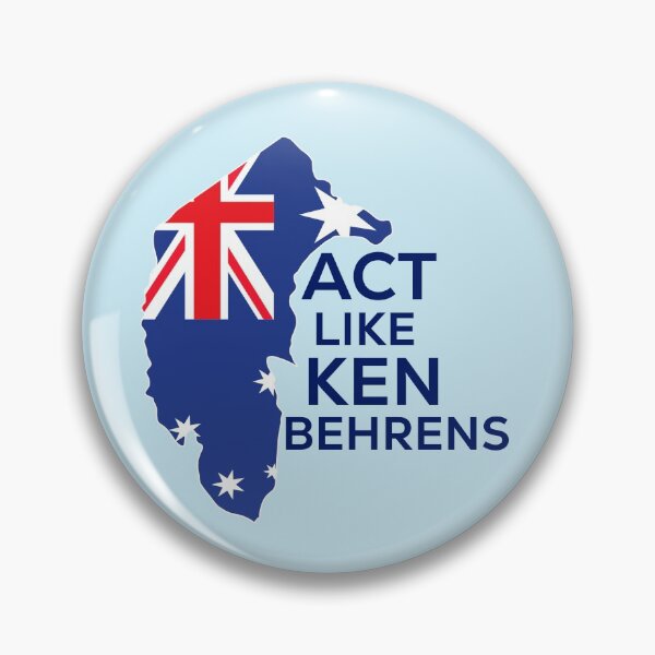 Item preview, Act Like Ken Behrens Australian Flag   designed and sold by champagnemoment.