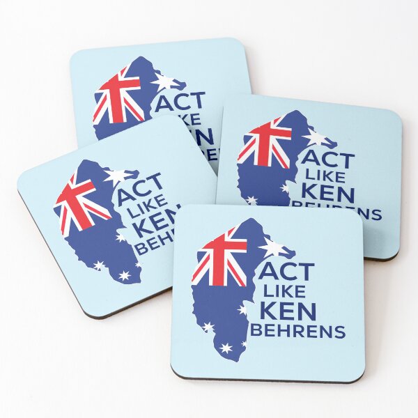 Item preview, Act Like Ken Behrens Australian Flag   designed and sold by champagnemoment.