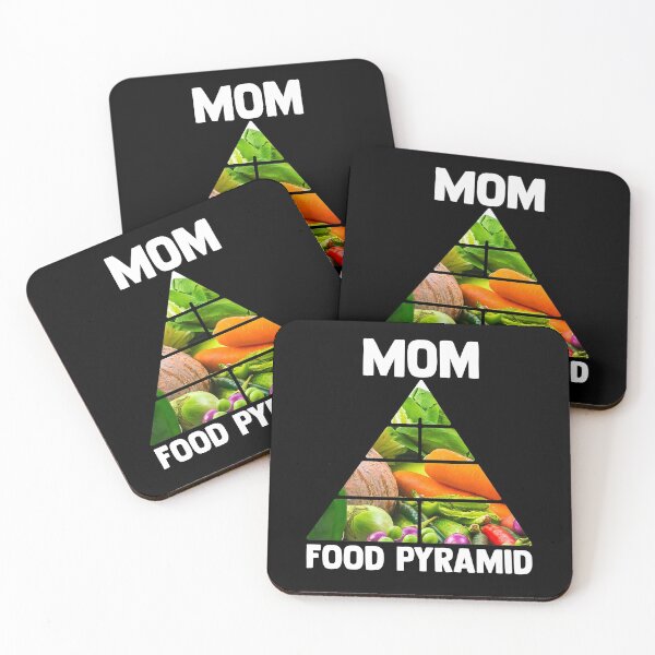 Item preview, Mom Food Pyramid Food Groups Vegetarian Food Trained Vegan designed and sold by Nessshirts.