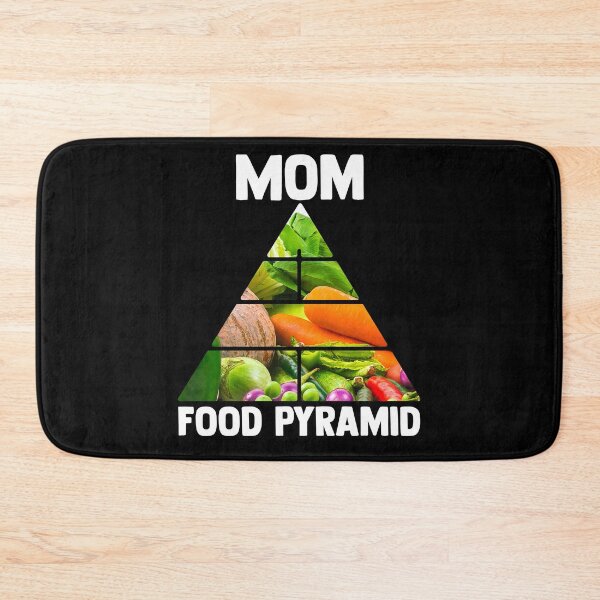 Item preview, Mom Food Pyramid Food Groups Vegetarian Food Trained Vegan designed and sold by Nessshirts.