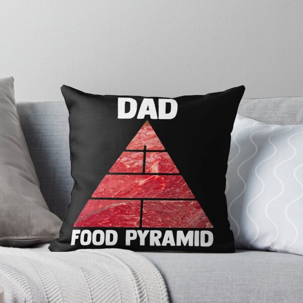 Item preview, Dad Pyramid Food Groups Food Pyramid Servings Foodie designed and sold by Nessshirts.