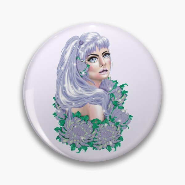 Item preview, Chrysanthemum Season Flower Girl  designed and sold by MissRebelArt.