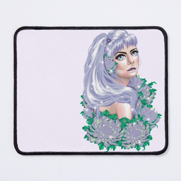 Item preview, Chrysanthemum Season Flower Girl designed and sold by MissRebelArt.