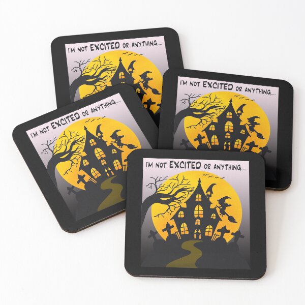 Item preview, I'm not EXCITED or anything.... - I Love Halloween designed and sold by NadyaCC.