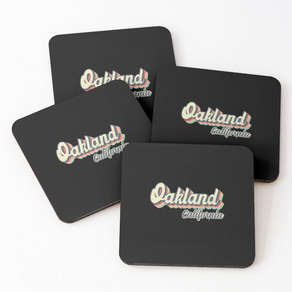 Item preview, Oakland city California Retro Vintage 70s rainbow designed and sold by Teelogic.