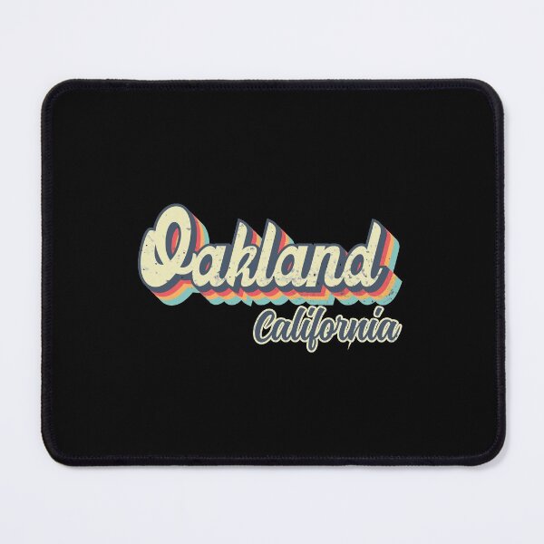 Item preview, Oakland city California Retro Vintage 70s rainbow designed and sold by Teelogic.