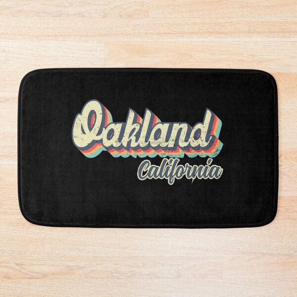 Item preview, Oakland city California Retro Vintage 70s rainbow designed and sold by Teelogic.