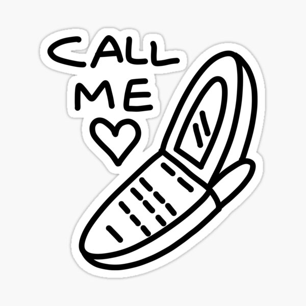 minimalist-call-me-love-drawing-sticker-for-sale-by-allopopdesign