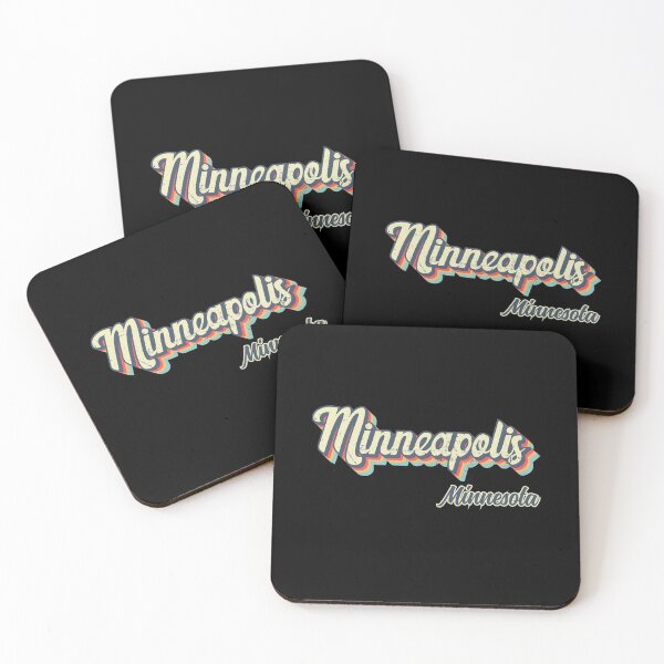 Item preview, Minneapolis city Minnesota Retro Vintage 70s rainbow designed and sold by Teelogic.