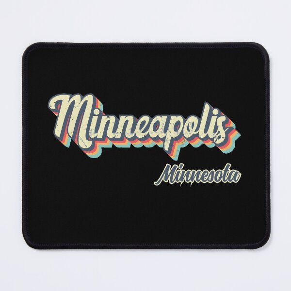 Item preview, Minneapolis city Minnesota Retro Vintage 70s rainbow designed and sold by Teelogic.