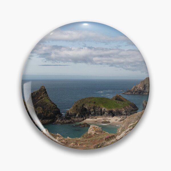 Item preview, Kynance cove with heather designed and sold by kathleenjean.