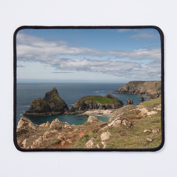 Item preview, Kynance cove with heather designed and sold by kathleenjean.