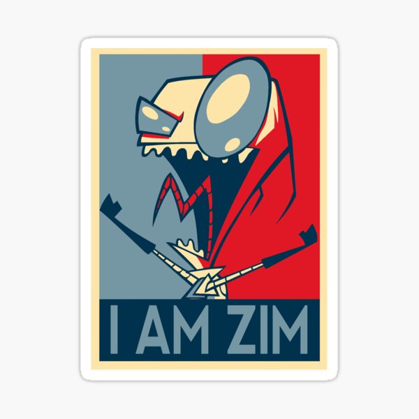 Item preview, Zim poster designed and sold by SanduskyPaticia.