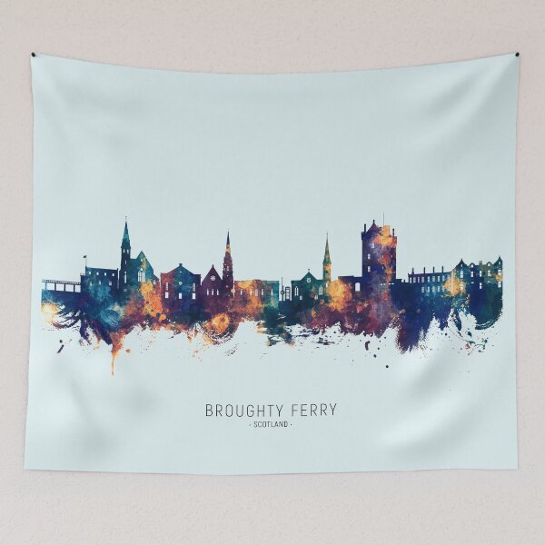 Item preview, Broughty Ferry Scotland Skyline designed and sold by ArtPrints.