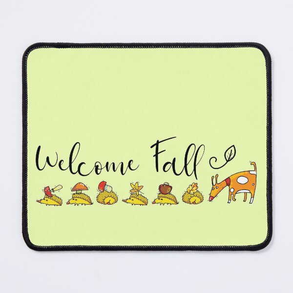 Item preview, Welcome fall - Season greetings designed and sold by FunnyChameleon.