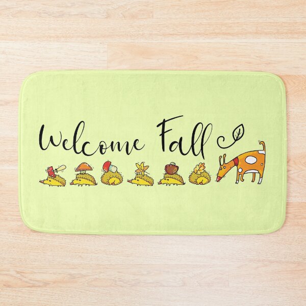 Item preview, Welcome fall - Season greetings designed and sold by FunnyChameleon.