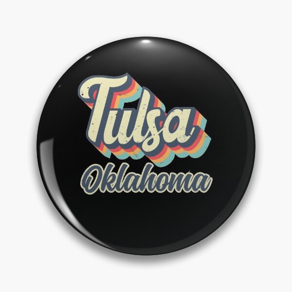 Item preview, Tulsa city Oklahoma Retro Vintage 70s rainbow designed and sold by Teelogic.