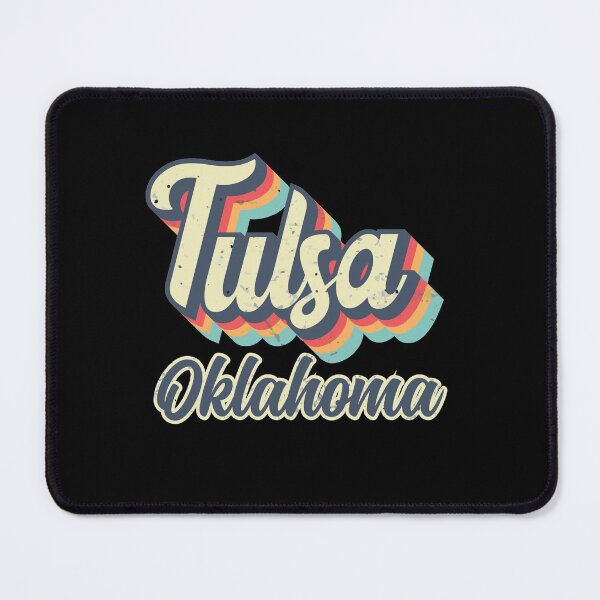 Item preview, Tulsa city Oklahoma Retro Vintage 70s rainbow designed and sold by Teelogic.