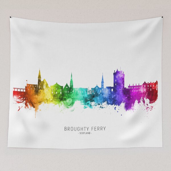Item preview, Broughty Ferry Scotland Skyline designed and sold by ArtPrints.