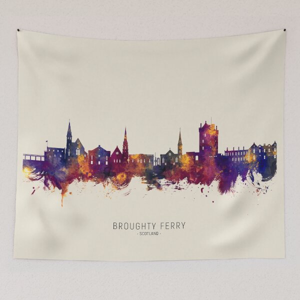 Item preview, Broughty Ferry Scotland Skyline designed and sold by ArtPrints.